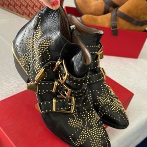 Short boots heal 1.5”30mm Genuine leather